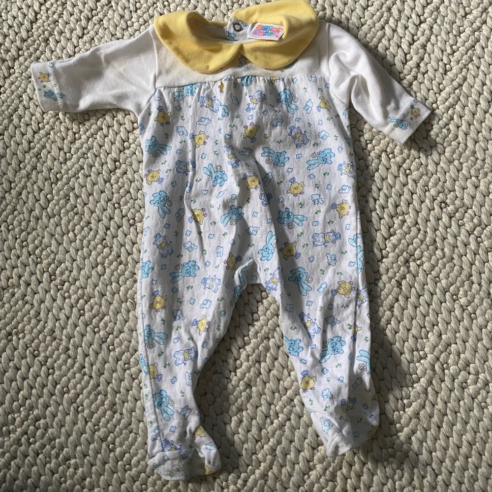Vintage Small Steps Peter Pan Collar Onesie